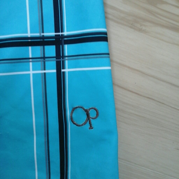 Op Opflex 4 Way Stretch Men's Swim Trunks Sz 30 - Picture 3 of 8